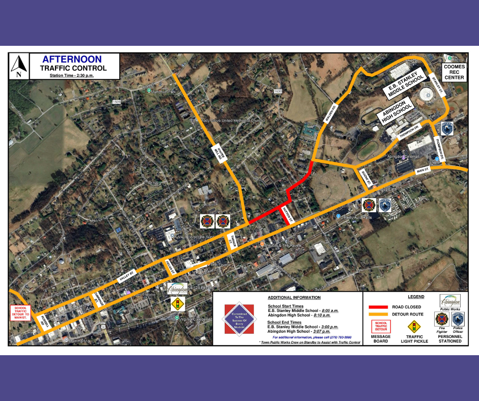 Afternoon Traffic Control -- Walden Road/East Valley Street