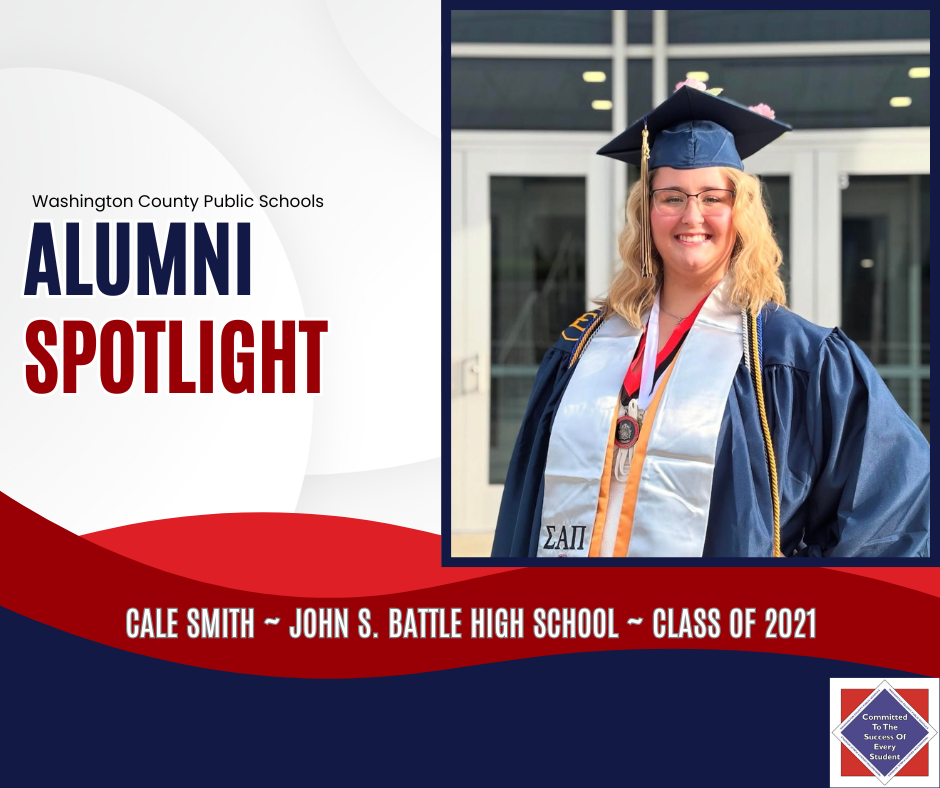 WCPS Alumni Spotlight August 2025 -- Cale Smith -- John S. Battle High School -- Class of 2021