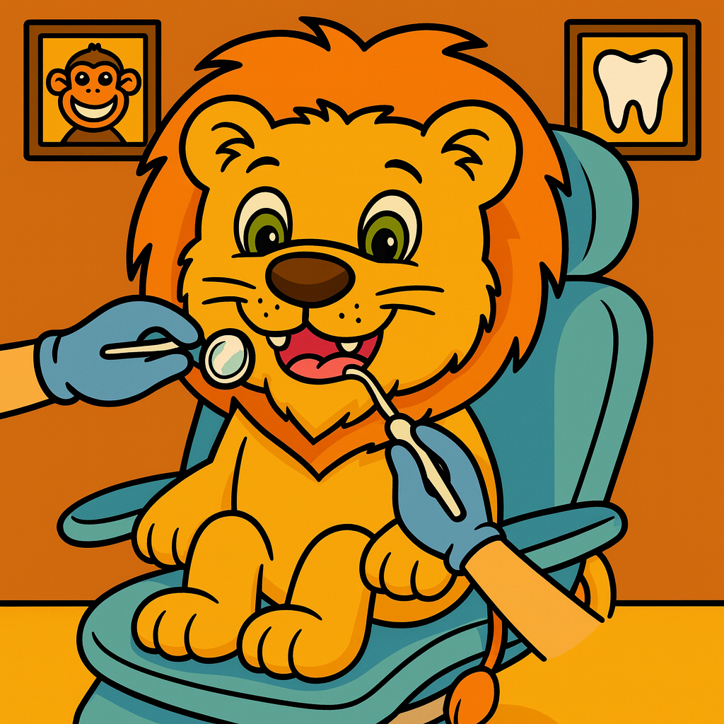 Leo at the dentist