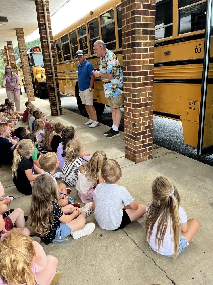 Watauga Elementary School Bus Safety Lesson