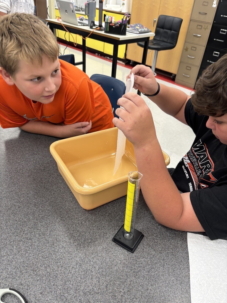 Damascus Middle School Paper Towel Experiment