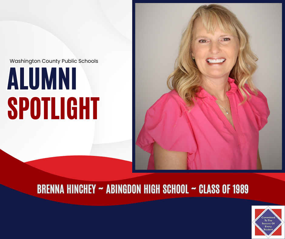 WCPS Alumni Spotlight September 2025 -- Brenna Hinchey -- Abingdon High School -- Class of 1989