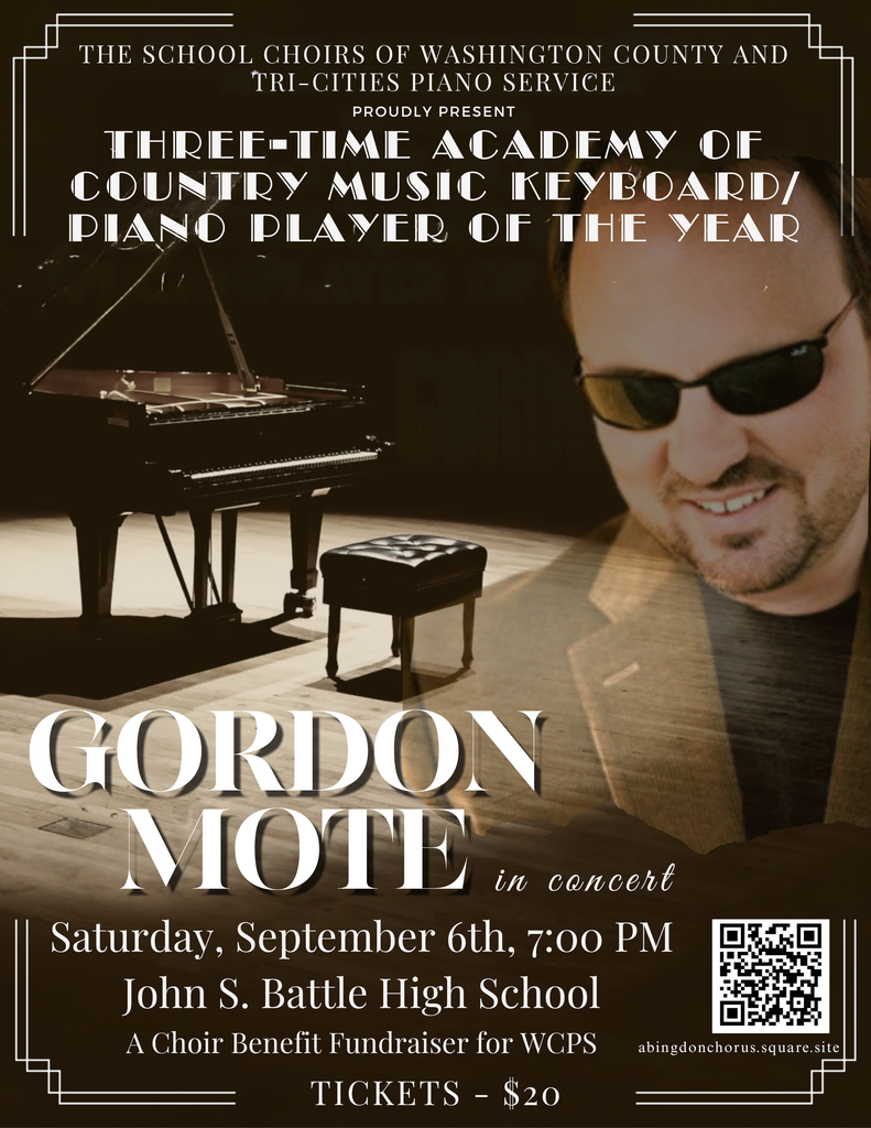 Gordon Mote in concert Saturday, September 6, 7:00 PM