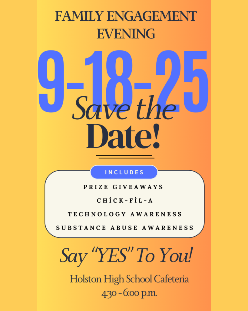 Family Engagement Evening 9-18-25 Save the Date!
