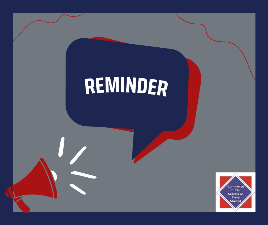 WCPS Reminder 