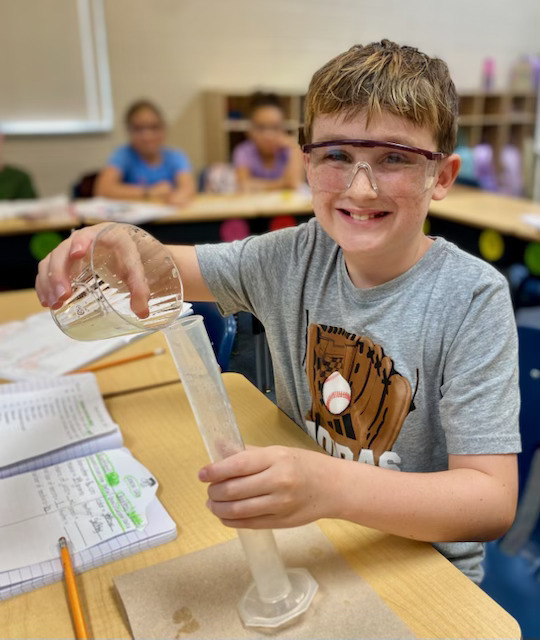 Fourth grade scientists at Watauga Elementary have been busy practicing the scientific process, identifying variables, and collecting data! 