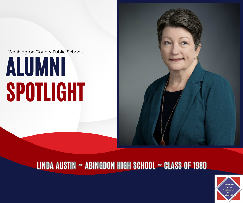 WCPS Alumni Spotlight September 2025 -- Linda Austin -- Abingdon High School -- Class of 1980