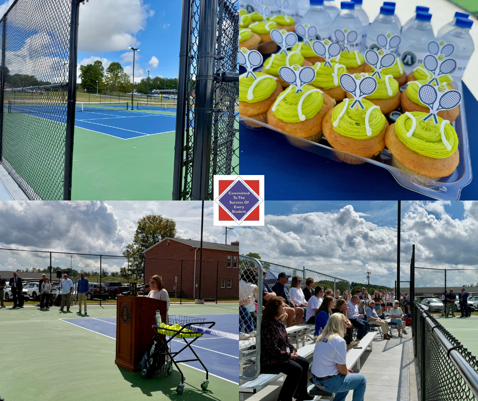 Abingdon High School Tennis Courts Ribbon Cutting 