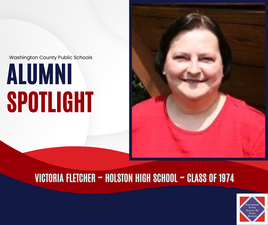 WCPS Alumni Spotlight October 2025 -- Victoria Fletcher -- Holston High School -- Class of 1974