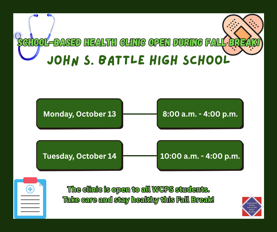 School-Based Health Clinic Open During Fall Break