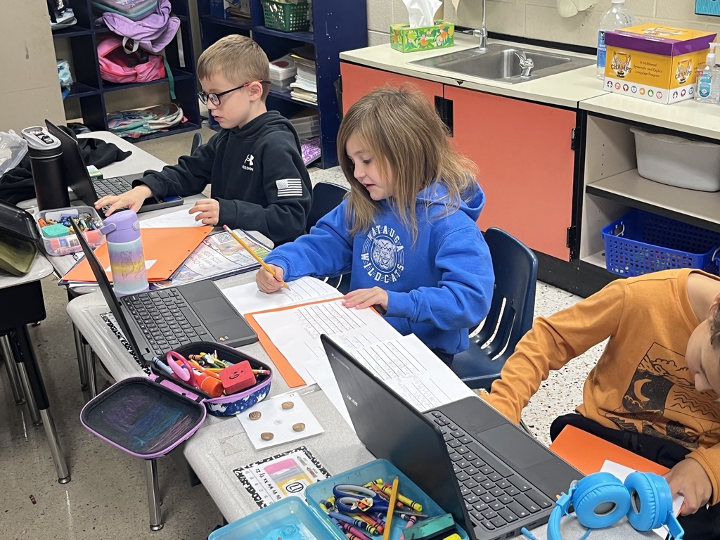 First graders at Watauga Elementary School have been learning about different kinds of animals. As a culminating activity, each student picked an animal to learn more about them. They researched to discover what their animal eats, its habitat, and some interesting facts. Their curiosity and hard work showed how much first graders could discover when given the opportunity to explore.