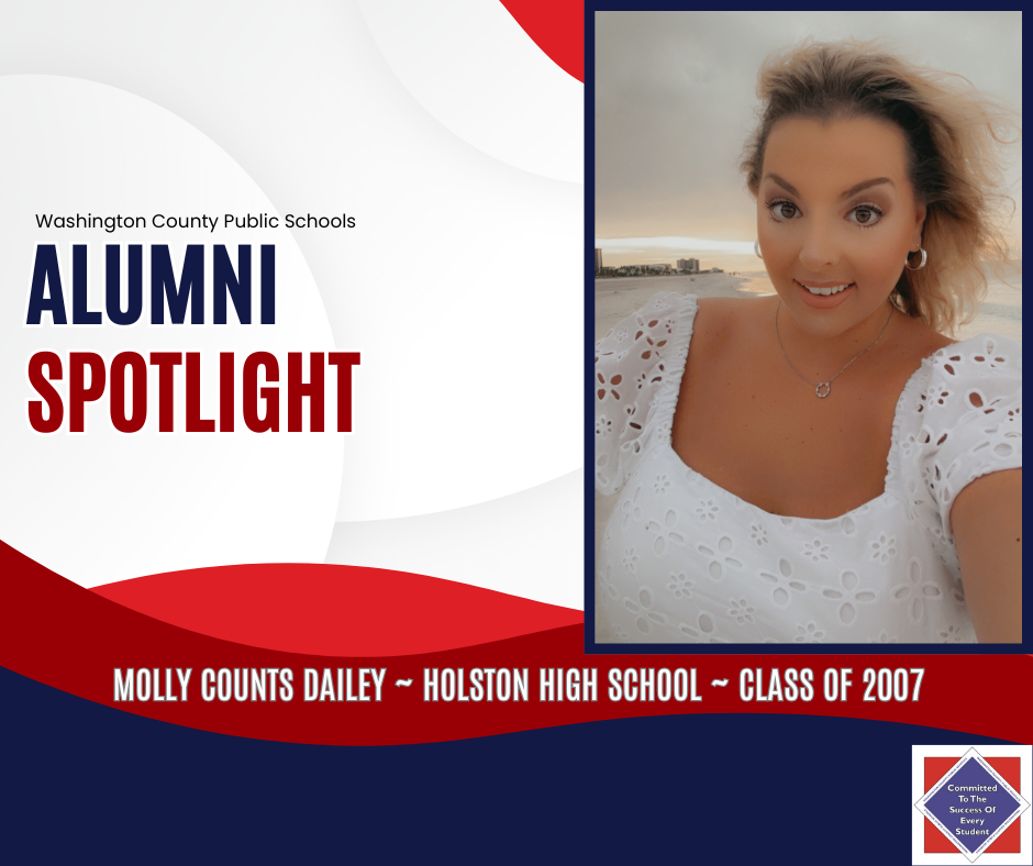 WCPS Alumni Spotlight October 2025 -- Molly Counts Dailey -- Holston High School -- Class of 2007