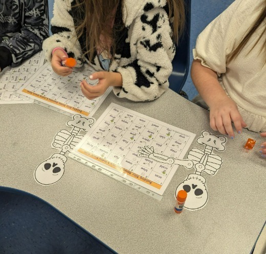 Meadowview Elementary School Halloween Reading Intervention