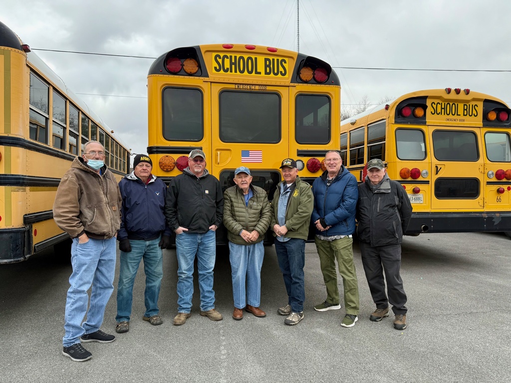American Flag School Bus Decal Unveiling