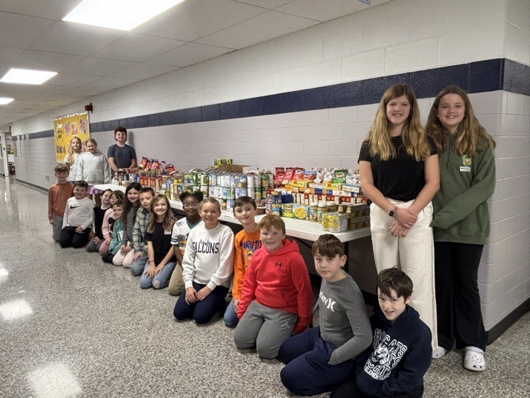 Abingdon Elementary School Food Bank Donations 