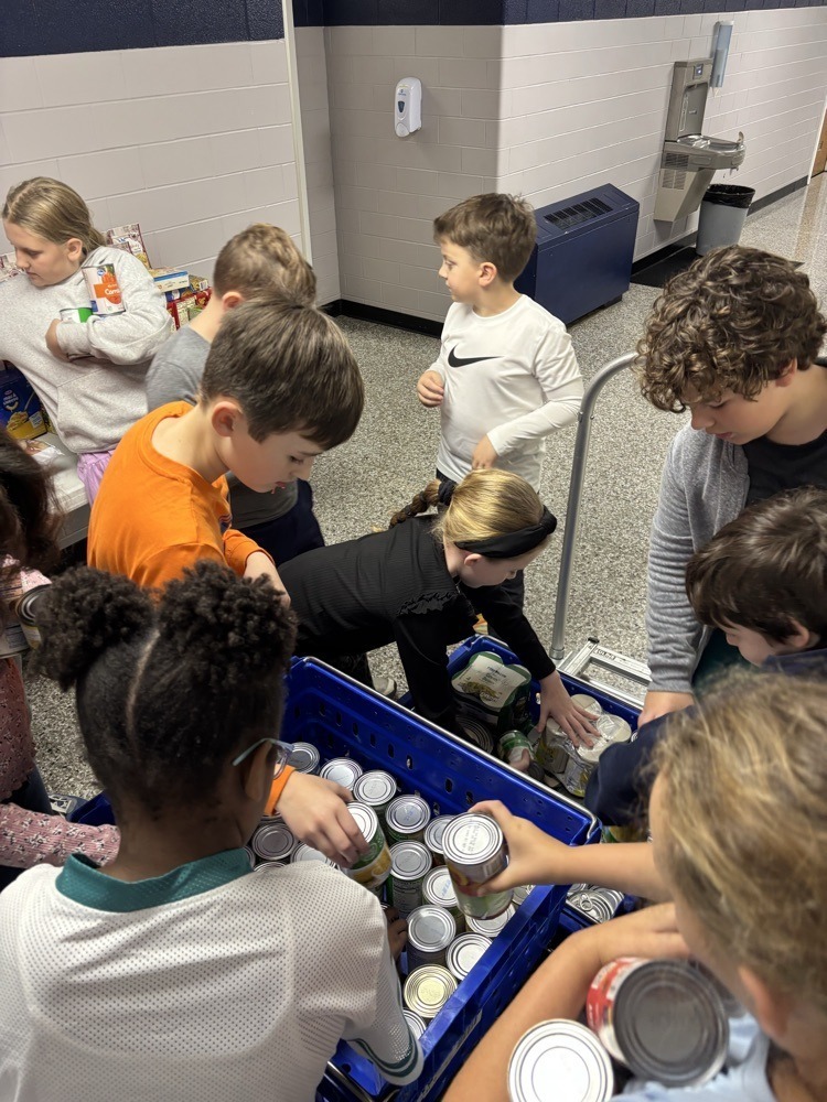 Abingdon Elementary School Food Bank Donations 
