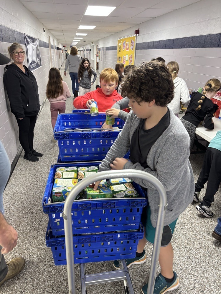 Abingdon Elementary School Food Bank Donations 