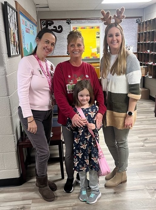 Valley Institute Elementary School Never Miss a Monday Reindeer Day 