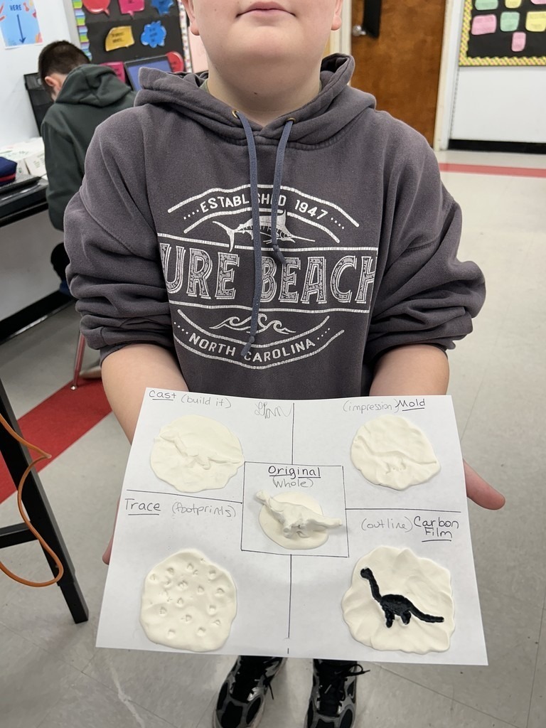 Damascus Middle School Fossil Making 