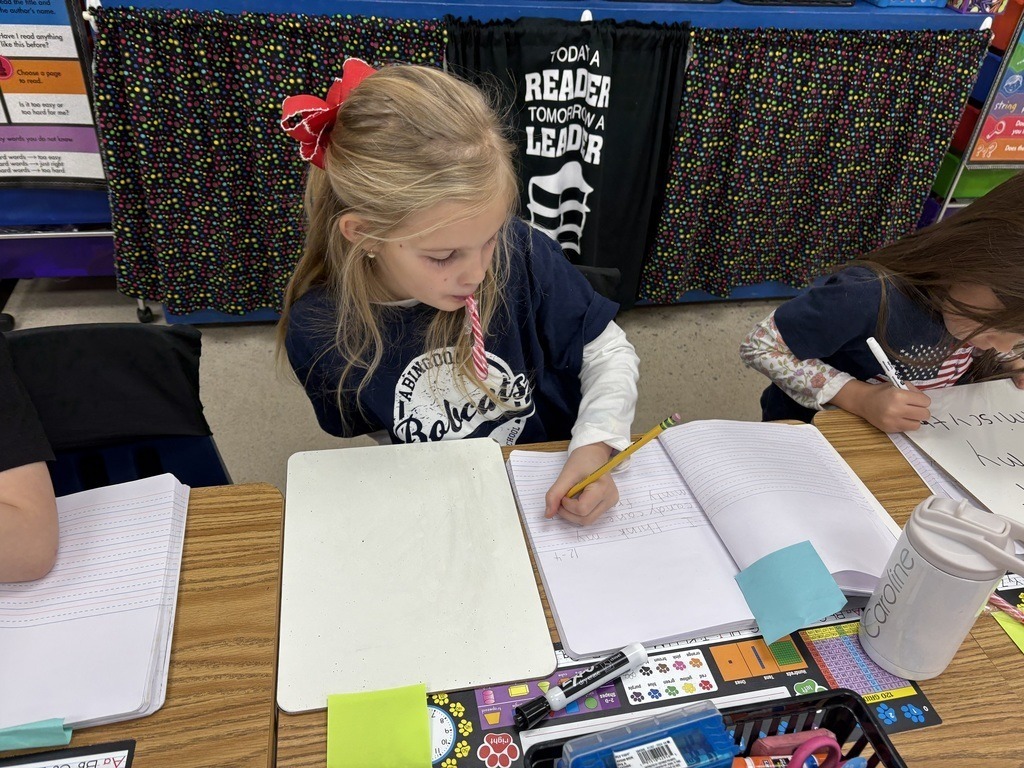 Abingdon Elementary School Candy Cane Journals