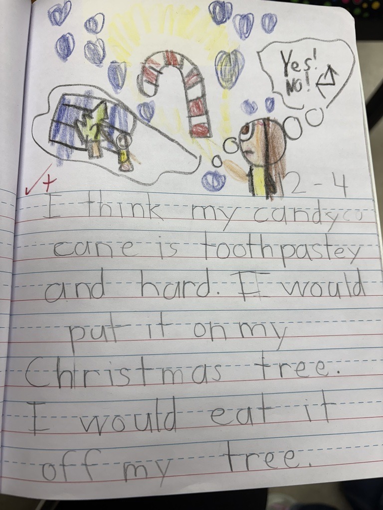 Abingdon Elementary School Candy Cane Journals