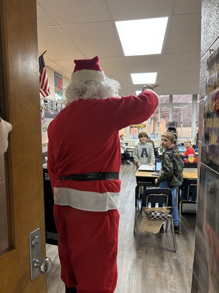 Abingdon Elementary School Santa Visit 