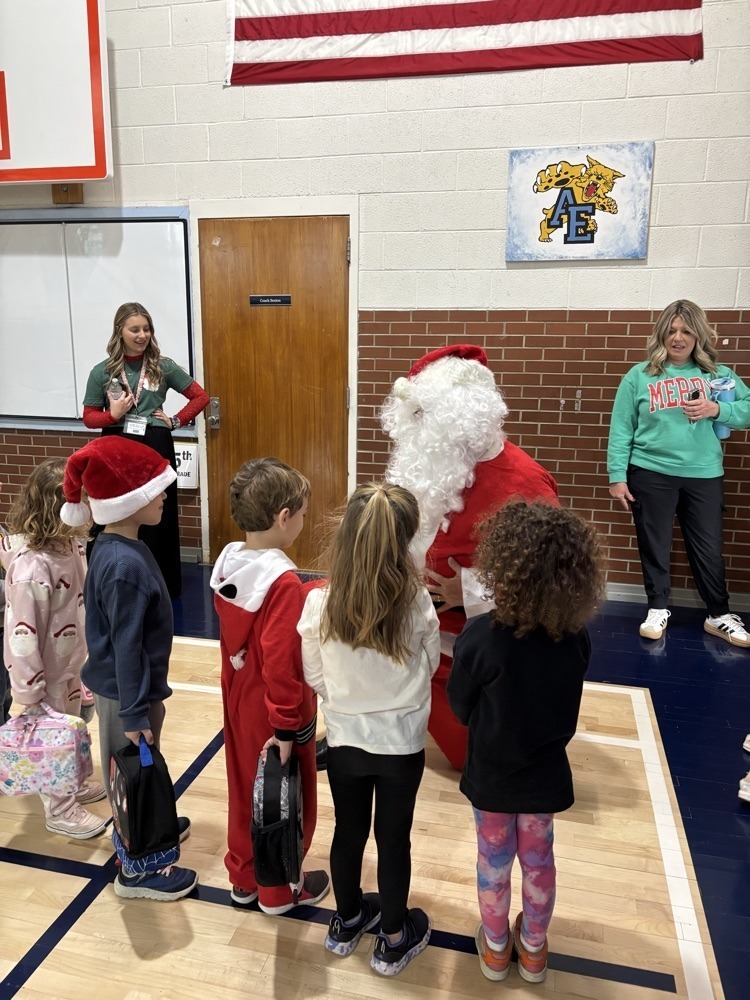 Abingdon Elementary School Santa Visit 
