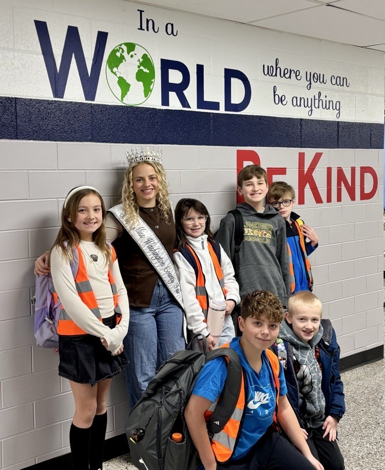 Abingdon Elementary School Miss Washington County Visit 