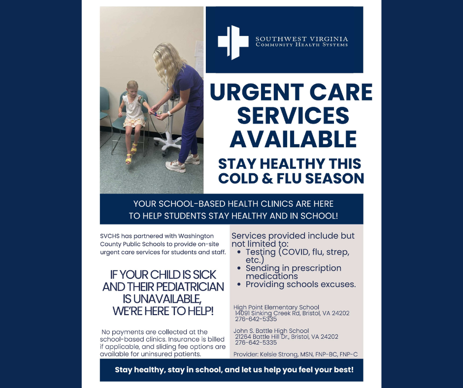 Southwest Virginia Community Health Systems Flyer 