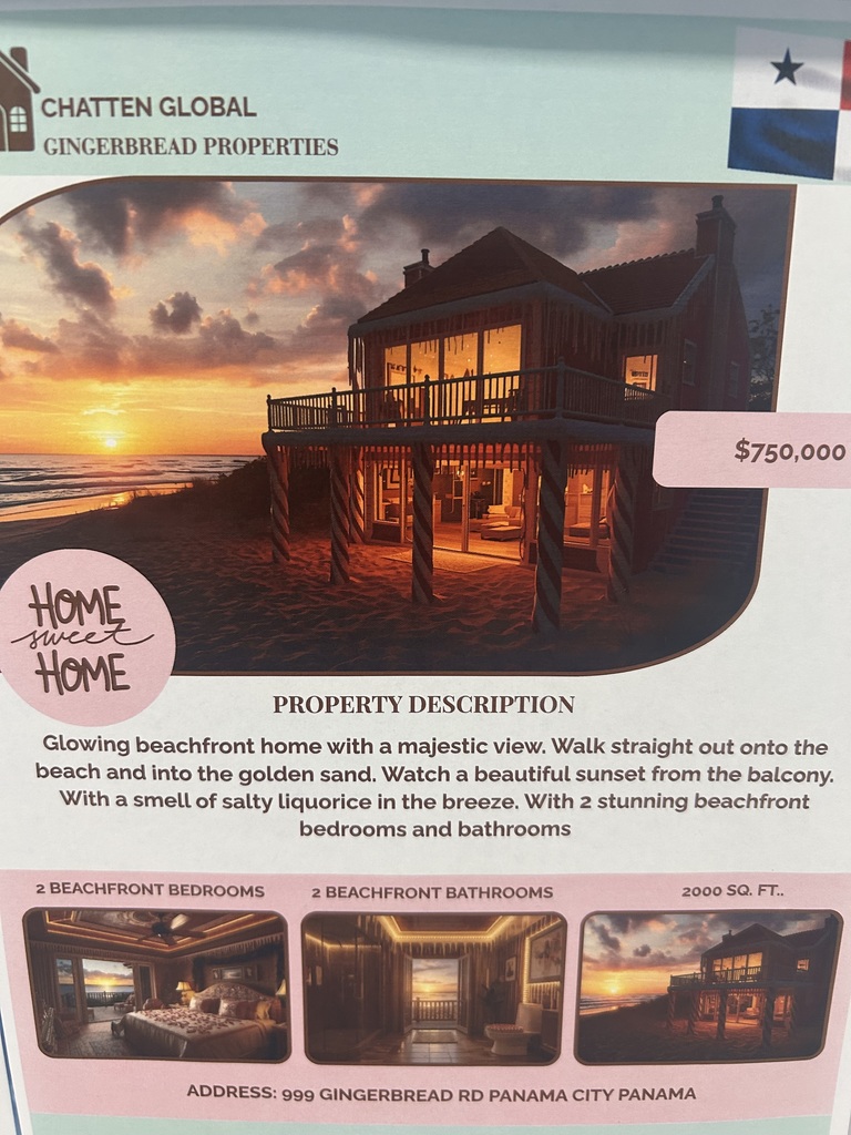 Glade Spring Middle School Gingerbread Houses