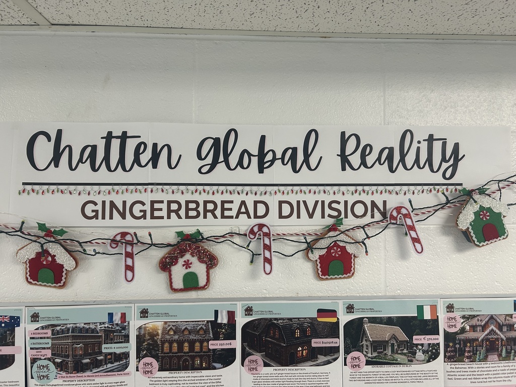 Glade Spring Middle School Gingerbread Houses 