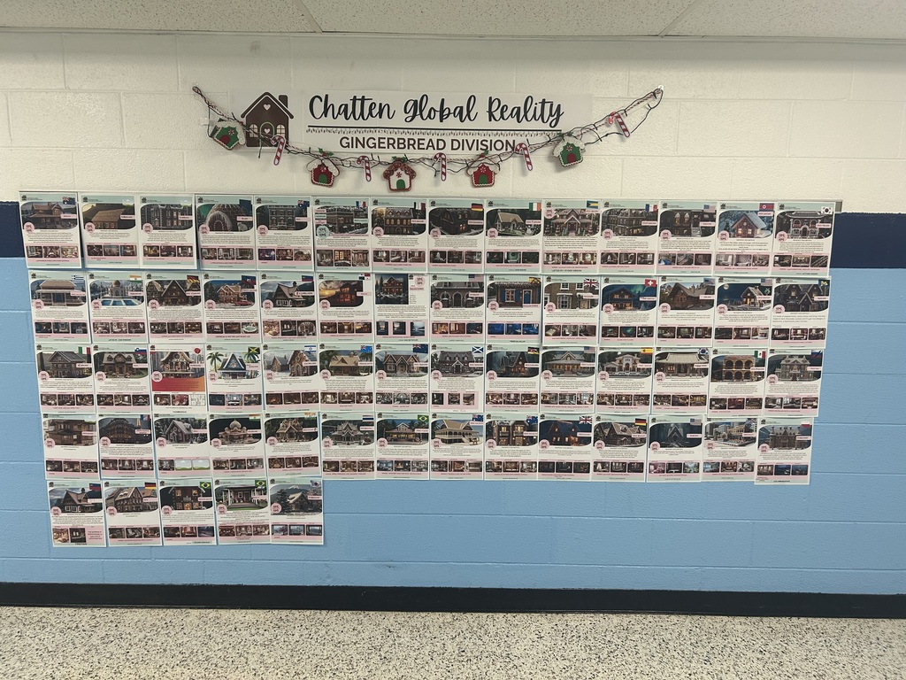 Glade Spring Middle School Gingerbread Houses 