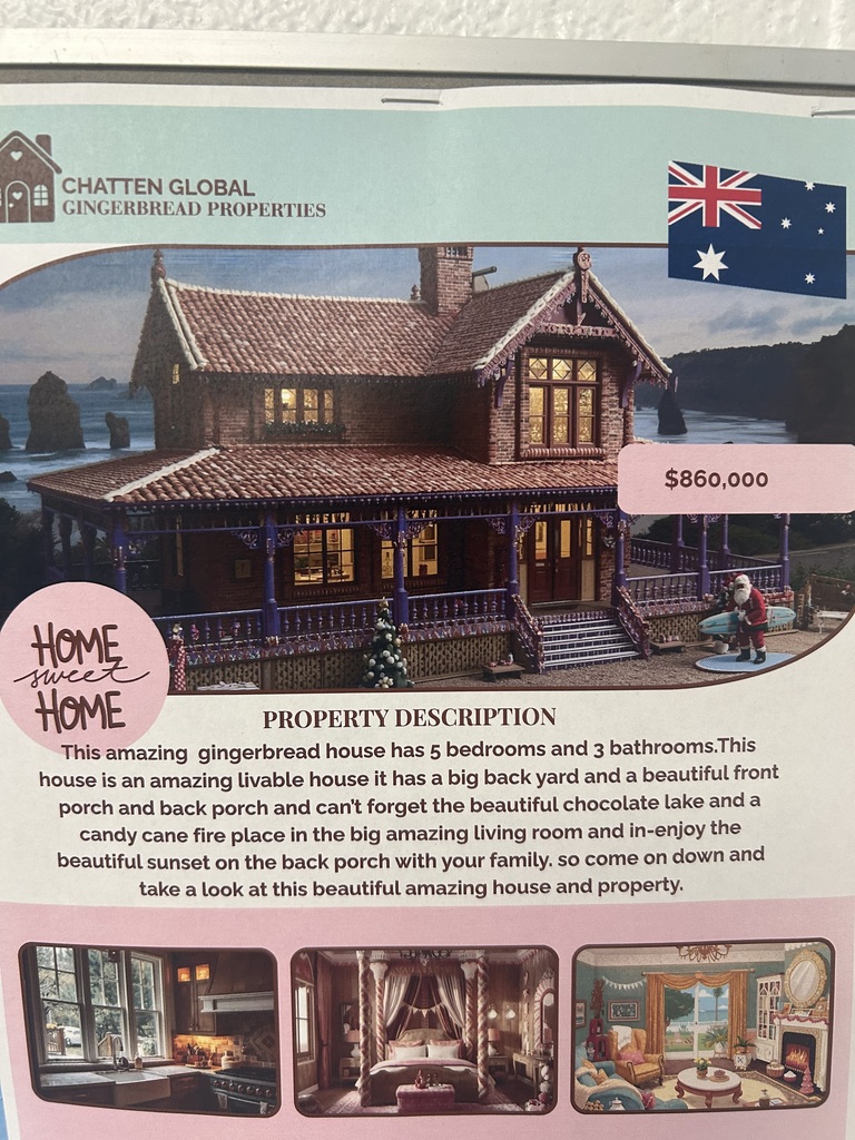 Glade Spring Middle School Gingerbread Houses 