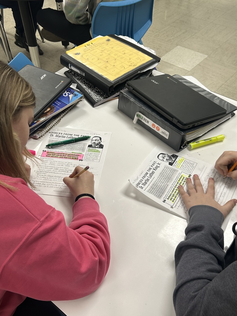 Glade Spring Middle School MLK Day 