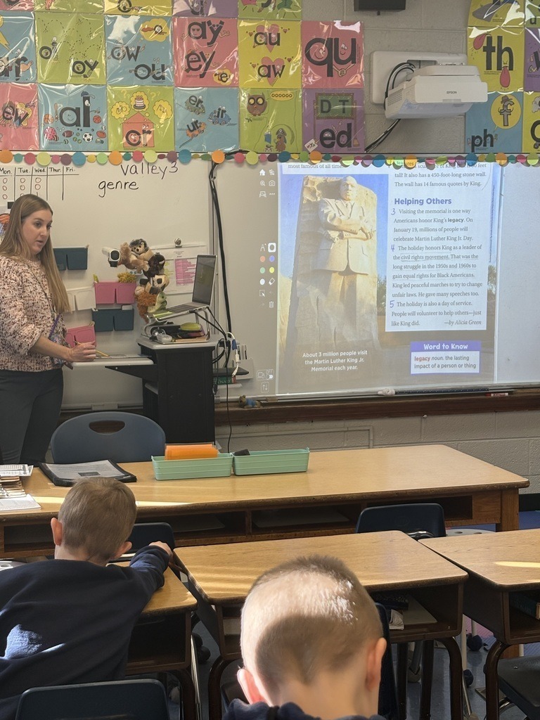 Valley Institute Elementary School MLK Day 