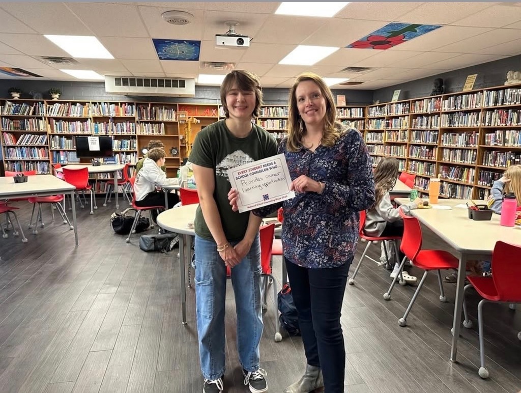 Guidance staff pose at a variety of school events.