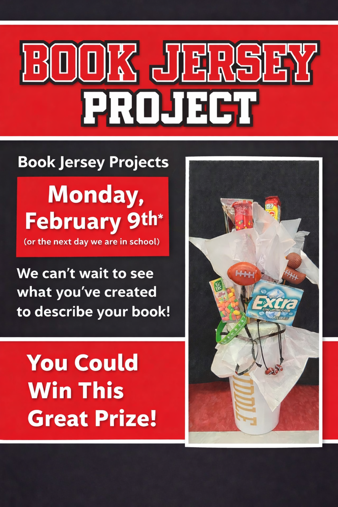 Book Jersey Project due date flyer
