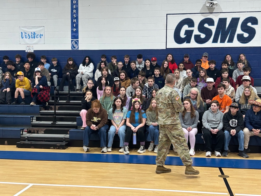 Glade Spring Middle School Armed Forces Visit 