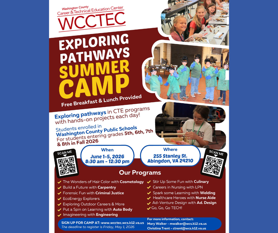 WCCTEC Exploring Pathways Summer Camp 