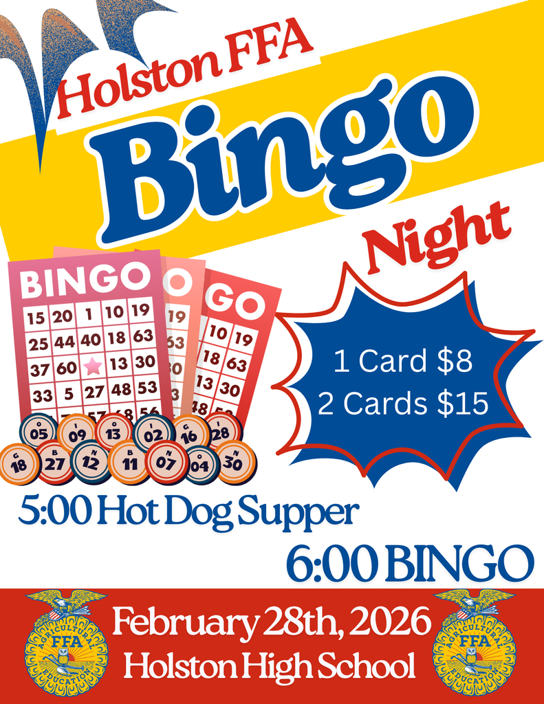 Holston FFA Bingo Night Flyer