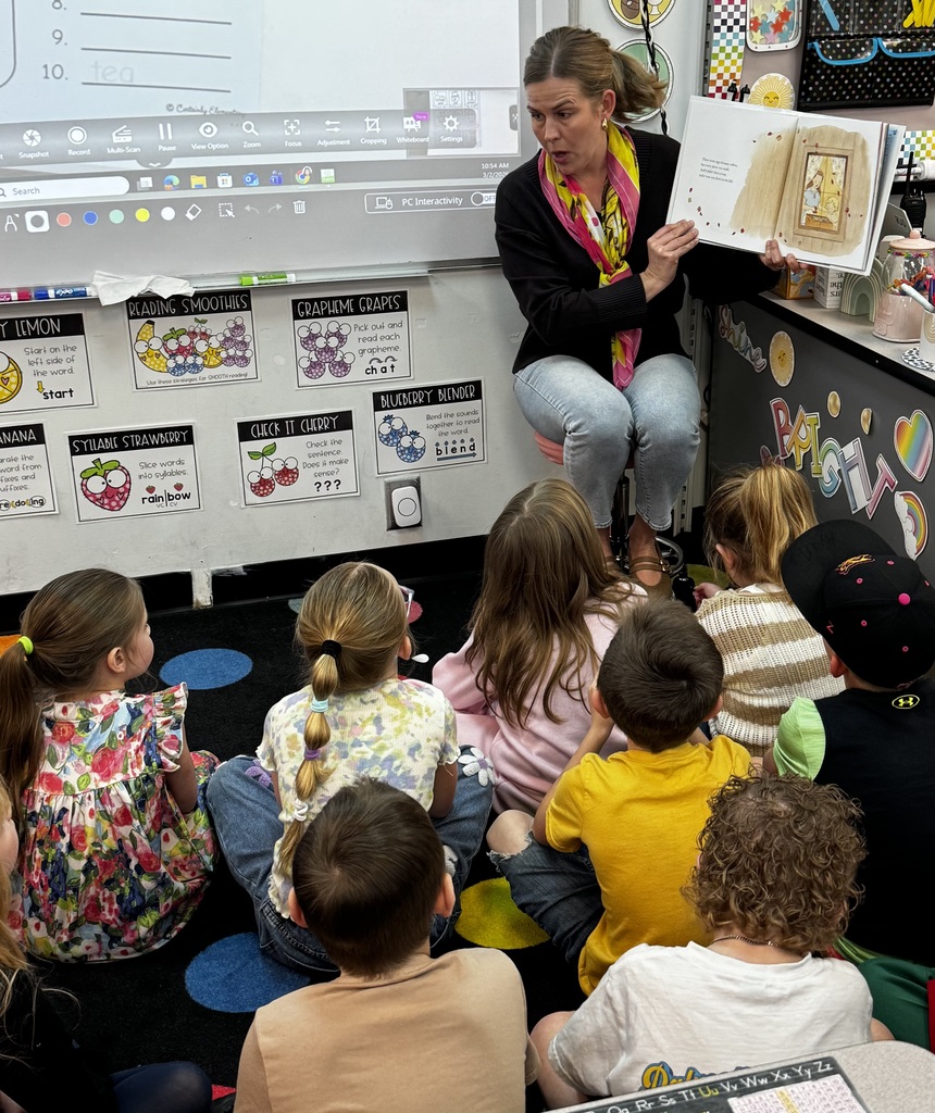 Second grade had a wonderful time celebrating Read Across America Week with some very special guest readers!