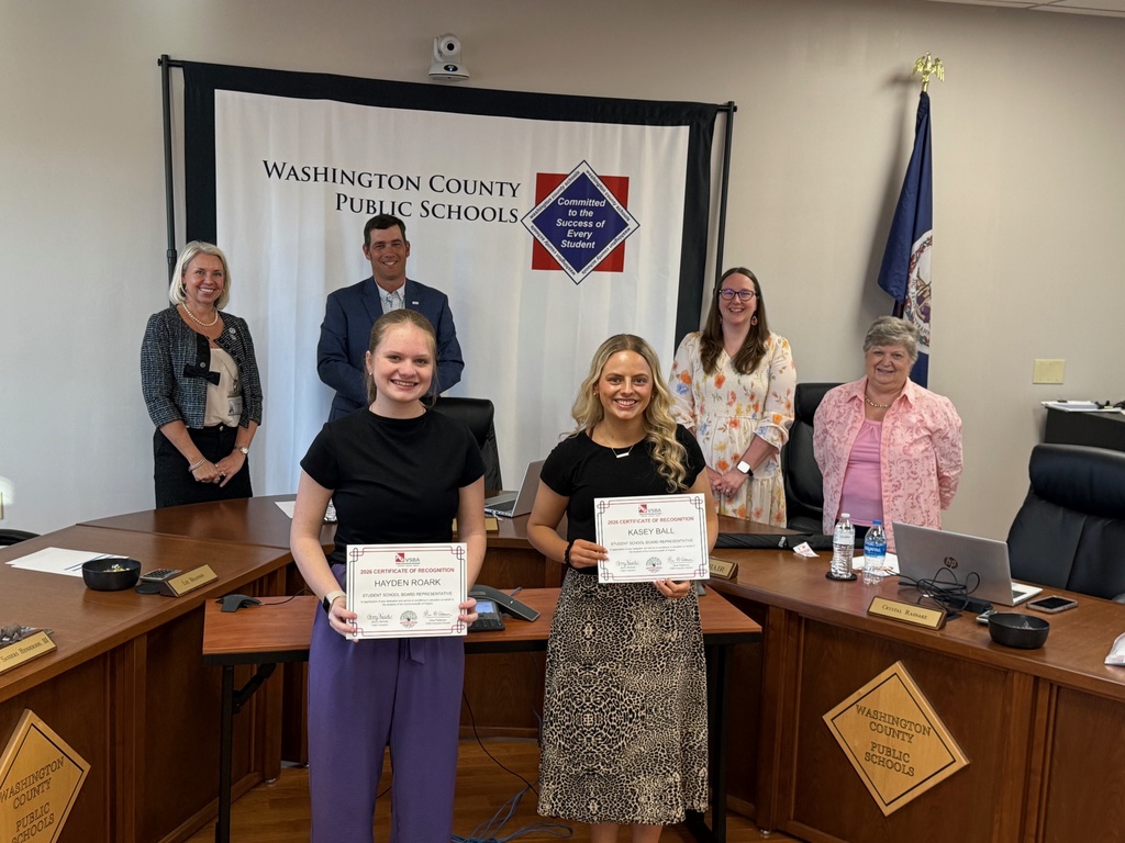 Student School Board Representatives (Holston High School & Patrick Henry High School) March 2026