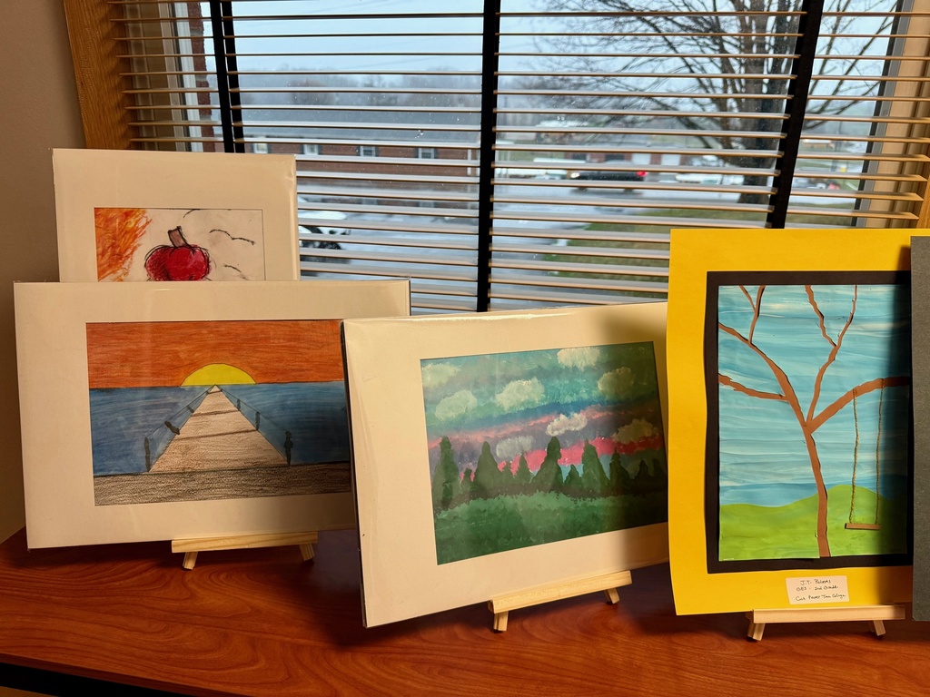 Youth Art Month Display