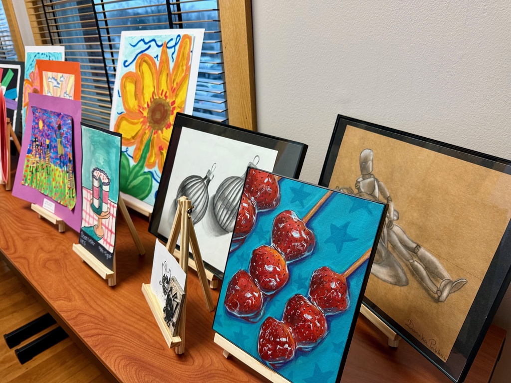 Youth Art Month Display