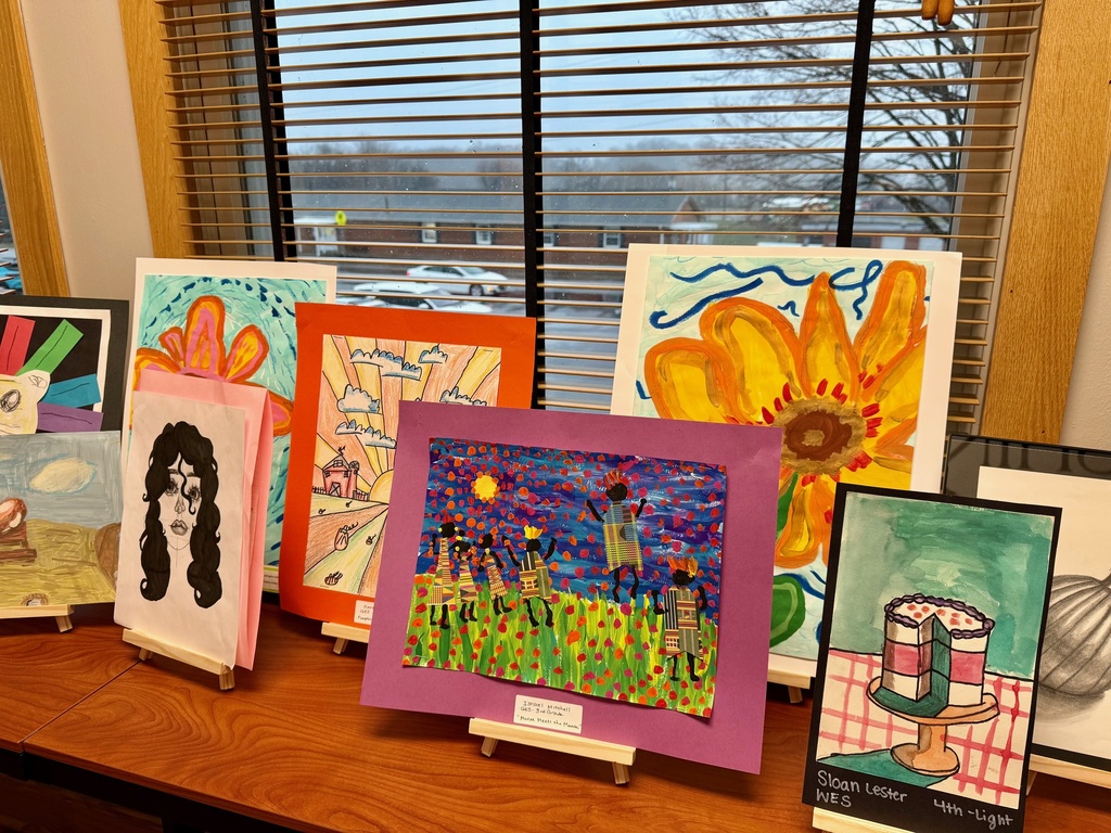 Youth Art Month Display