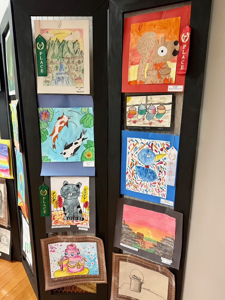 Youth Art Month Display