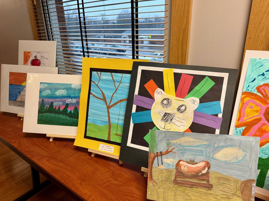 Youth Art Month Display