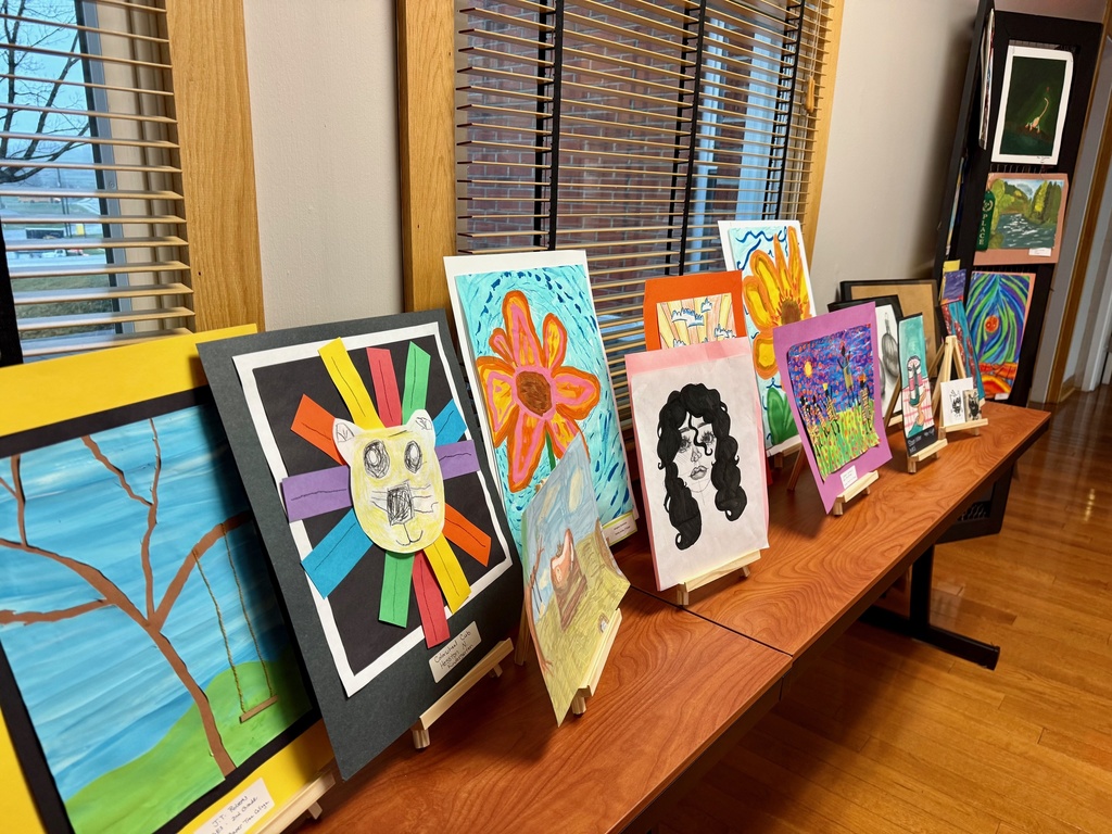 Youth Art Month Display