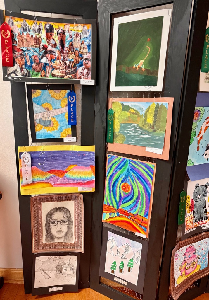 Youth Art Month Display