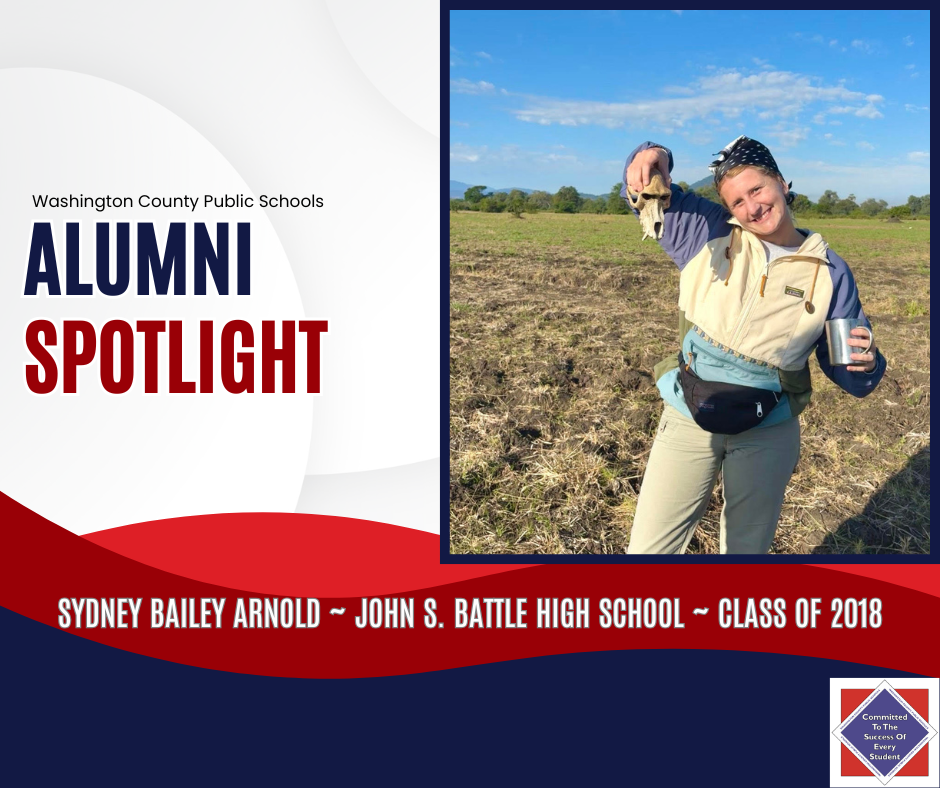 WCPS Alumni Spotlight March 2026 -- Sydney Bailey Arnold -- John S. Battle High School -- Class of 2018 